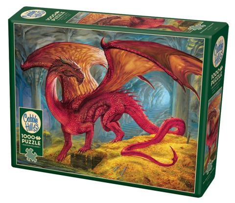 Red Dragon's Treasure - 1000 Piece Puzzle by Cobble Hill