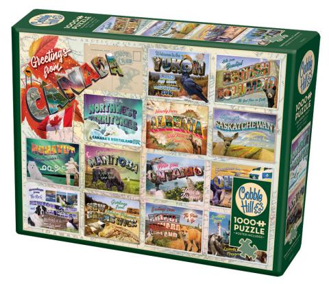Greetings from Canada - 1000 Piece Puzzle by Cobble Hill