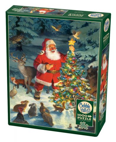Santa's Tree - 1000 Piece Puzzle by Cobble Hill