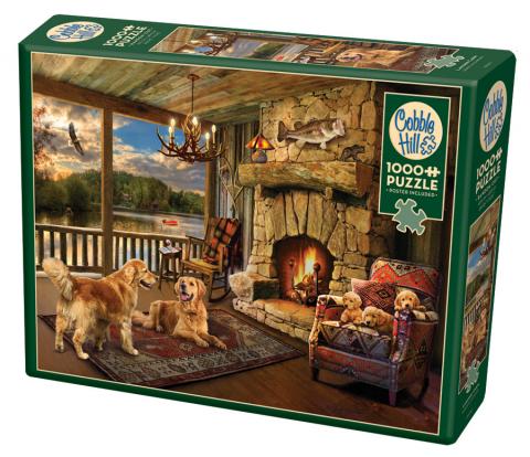 Lakeside Cabin - 1000 Piece Puzzle by Cobble Hill