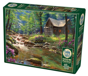 "Fishing Cabin" - 1000 Piece Cobble Hill Puzzle
