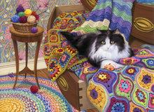 Load image into Gallery viewer, Comfy Cat - 1000 Piece Puzzle by Cobble Hill
