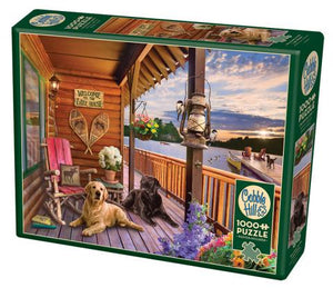 "Welcome to the Lake House" 1000  Piece Puzzle by Cobble Hill
