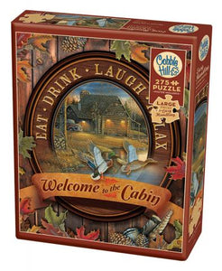 Welcome to the Cabin - 275 Piece Puzzle by Cobble Hill