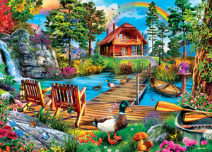 Island Cottage 1000 Piece Puzzle by Master Pieces